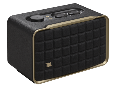 JBL Authentics 200 Smart Home Speaker with Voice Assistants in Retro Design - JBLAUTH200BLKAM